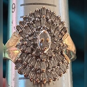 18k Gold & 4+ctw Natural Diamond Ring